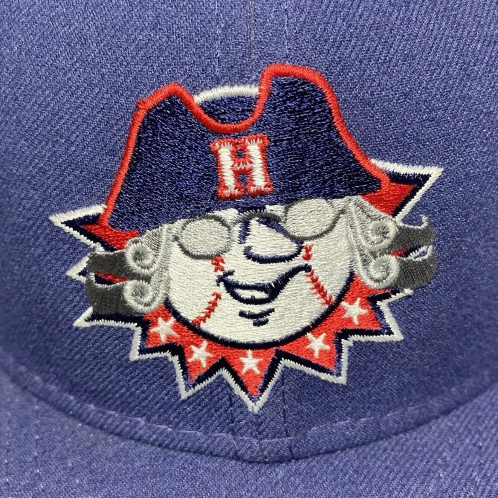 New Era 59Fifty Hagerstown Suns MD MiLB Hat Sz 7 Retired Logo Navy Baseball Cap - Picture 3 of 14